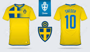 Sweden football shirts, kits & jerseys 430 products. Soccer Jersey Or Football Kit Template Design For Sweden National Royalty Free Cliparts Vectors And Stock Illustration Image 104140879