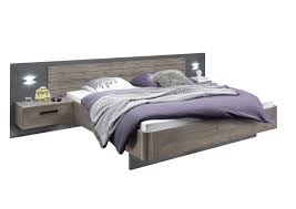 Ist eigentlich was unglaublich ??? Schlafzimmer Komplett Set Bett 180 Kleiderschrank 270 Eiche Beton Braun Grau Led