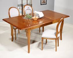 Mig480575 pour toutes vos réunions. Table De Repas Emeline En Merisier Massif De Style Louis Philippe 140x100 Meuble En Merisier