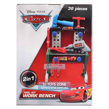 Disney Cars Lightning Mcqueen Kids 2 In 1 Pretend Play Work Bench Building Toy Disney Pixar Cars Lightning Mcqueen Toy Sale