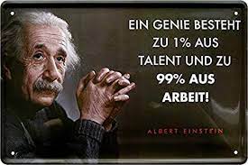 „ nur ein für andere gelebtes leben ist lebenswert. Blechschilder Albert Einstein Zitat Spruch Ein Genie Besteht Zu Arbeit Weisheiten Leben Motivation Weisheiten Metallschild Schild Geschenk Fur Weihnachten Oder Geburtstag Amazon De Kuche Haushalt Wohnen