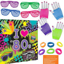 Do you know the difference between punk rock and new wave? Buy 80s Theme Party Supplies 12 Pairs Fingerless Fishnet Gloves 12 Sunglasses 144 Neon Gel Bracelets Scene Setter Decoration Photo Backdrop And 80s Trivia Questions In Cheap Price On Alibaba Com