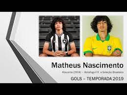 Cette page liste les statistiques de matheus nascimento de paula (stats, buts et cartons). Matheus Nascimento Football Talent Scout