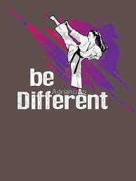 Be Different Karate Girl Woman Gift T Shirt Essential T Shirt By Adriancryp Karate Girl Women Karate Karate Quotes