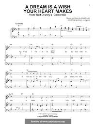A Dream Is A Wish Your Heart Makes Chords And Lyrics A Dream Is A Wish Your Heart Makes From Disney S Cinderella By A Hoffman J Livingston M David On Musicaneo In 2020 Wish How To Make Dream