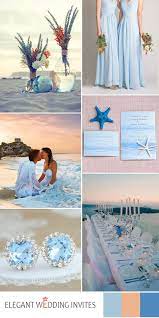 Elegantweddinginvites Com Blog Blue Beach Wedding Coral Wedding Colors Beach Wedding Reception