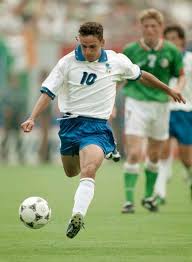 The final match at the rose bowl was tense but devoid of scoring chances. Roberto Baggio Italy Vs Ireland World Cup 1994 Lendas Do Futebol Esportes Futebol