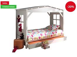Lit Cabane Comforium 90x200 Avec Tiroir Lit Pas Cher Soldes Lit Enfant Auchan Lit Enfant Lit Cabane Lit Enfant Blanc