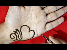 The heart's design never seems to go out of fashion. Simple Heart Shape Arabic Mehndi Design For Front Hand Latest Palm Mehndi De Mehndi Designs For Fingers Mehndi Designs For Hands Simple Arabic Mehndi Designs