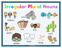 Irregular Plural Noun Worksheets - Superstar Worksheets