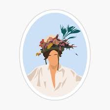Harry Styles Golden With Flower Hat Sticker By Millycunliffe In 2021 Harry Styles Drawing Harry Styles Golden Harry Styles