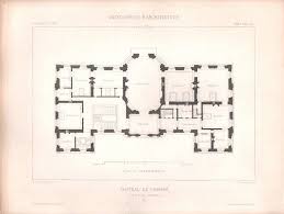 Chateau De Champs Sur Marne First Floor Plan Architectural Floor Plans Champs Sur Marne How To Plan
