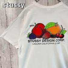 送料関税無料】 stussy 胸ロゴ フルーツ バックロゴ Tシャツ ステューシー Tシャツ/カットソー(半袖/袖なし) -  512solutions.com