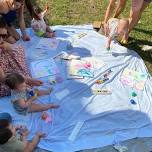Zinnia Wellness Baby Painting Class