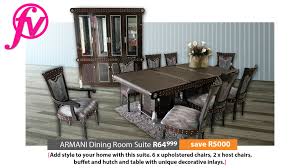 We love how this dining room features two varieties of chairs that share the same blonde wood tone. Amani Diningroom Suite Special Furniture Vibe