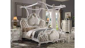 Alexandra Traditional Style Canopy Bed Modern Bedroom Furniture Antique Canopy Bed Canopy Bed