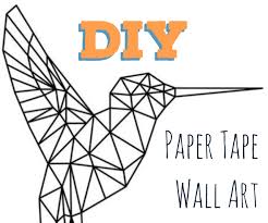The answer is no, which makes it perfect for decorating walls if you are renting or want some temporary color and design. Diy Paper Tape Wall Art 5 Steps With Pictures Instructables