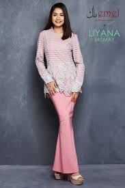 Emel X Liyana Jasmay 2015 Collection Emel By Melinda Looi Traditional Dresses Fashion Baju Kurung Lace