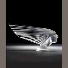 A Victoire Glass Mascot By Rene Lalique French First Introduced 18th April 1928 Catalogue Number 1147 Relief Moulded In Tw Lalique Bubbles Hood Ornaments