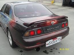 Nissan Skyline 1993, 2.5 литр, Привет всем автомобилистам, а конкретнее  всем поклонникам Скайлайнов, аэрография, АКПП, 2.5 GTS, расход 10-13 литров