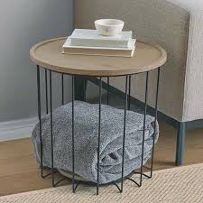 Weybridge Storage Side Table In Greige Bed Bath Beyond Side Table Decor Side Table Side Table With Storage