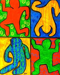 This lesson is perfect for the month of october as the students are anxiously awaiting halloween. Keith Haring Figures With The Wooden Doll 3d App Dryden Art