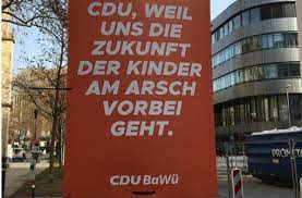 Im jahre 1990 herrschte unter anderem auch in deutschland ein starker anstieg an asylbewerbern. Landtagswahl In Stuttgart Gefalschte Cdu Wahlplakate Aufgetaucht Stuttgart Stuttgarter Nachrichten