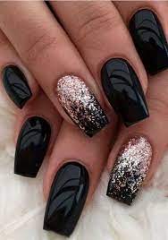 99 Trending Black Nails Art Manicure Ideas Black Acrylic Nails Nail Art Manicure Winter Nails Acrylic