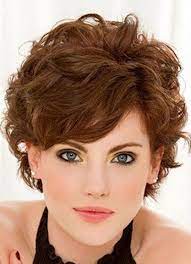 Short Naturally Wavy Hair With Bangs For Naturally Wavy Curly Hair Short Haircuts With Fine Curly Hair Short Curly Hairstyles For Women Short Hair Styles