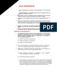 Come browse our large digital warehouse of free sample essays. Partnership Law Notes Partnership Assignment Law