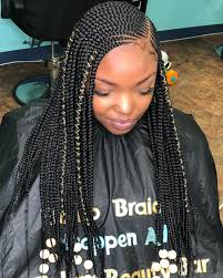Specializing in all types of braids. Baltimore S Best Not Up For Debate Side Part 2 Layer Feed Ins African Braids Hairstyles Braided Hairstyles Natural Hair Styles