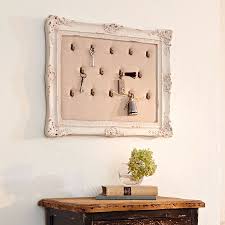 Schlusselbrett Aus Altem Bilderrahmen Und Polsterung Mit Haken Alte Bilderrahmen Bilderrahmen Gerahmte Bilder