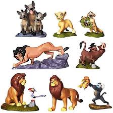 Disney Set 8 Personaggi PVC The Lion King RE Leone Anche Decorazione Torte  : Amazon.it: Giochi e giocattoli