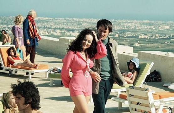 Actress Linda Staab & Actor Husband Robert Vaughn in 1972
