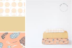 Folded Fabric Mockup Surface Pattern Design Banner Sizes Surface Pattern