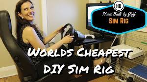 You can get shifter and hand brake optionally. World S Simplest Diy Sim Racing Rig Youtube