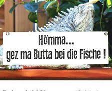 Ruhrpott Dekoschild Turschild Homma Gez Ma Butta Bei Die Fische Shabby Chic Ruhrpott Spruche Witzige Spruche Ruhr