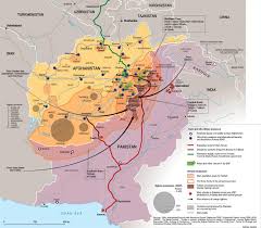 Maps of afghanistan in english and russian. Afghan Pakistan Border New Centre Of The War On Terror By Philippe Rekacewicz Le Monde Diplomatique English Edition December 2009
