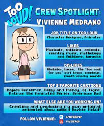 Na na na na na. Too Loud On Twitter The First Entry Into Our Too Loud Crew Spotlight Vivziepop Tl S Character Designer And Animator Tooloudcartoon