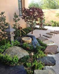 How To Make A Japanese Zen Garden In Southern California Southwest Boulder Stone Japanese Zen Garden Small Japanese Garden Japanese Garden Backyard