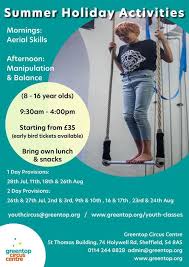 We did not find results for: 2nd 3rd August 2021 Summer Holiday Provision Two Day Youth Circus Greentop Community Circus Sheffield August 2 To August 3 Allevents In