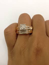 Embers 14k White Gold Diamond Engagement Ring Gold Topaz Engagement Ring Diamond Wedding Sets