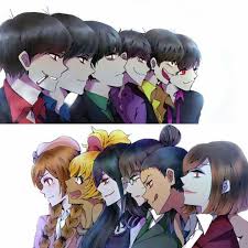 the matsu vs the ko アニメ ラブ イラスト ダークなアニメの男