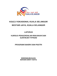 Sekolah pengendali makanan diiktiraf oleh kementerian kesihatan malaysia dan pihak berkuasa tempatan. Laporan Suntikan