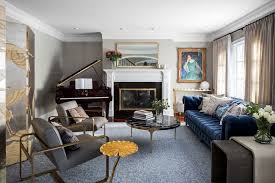 Maybe you would like to learn more about one of these? The Formal Living Room Boasts A Baby Grand Piano Near The Fireplace The Room Als Transitional Style Living Room Living Room Decor Gray Interesting Living Room