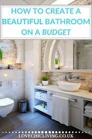And if your bathroom can't be salvaged, the general rule of thumb is to allocate 2% of your current property value as your new bathroom reno budget. How To Create A Beautiful Bathroom On A Budget Budget Bathroom Beautiful Bathrooms Spa Like Bathroom