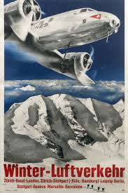 Winter Luftverkehr German Text Matter Herbert 1935 25 X 40 64 X 102 Cm Photogravure Backed On Rice Paper Id Swc23248 6 001 To 10 000 Travel Posters Vintage Airline Posters Vintage Travel Posters