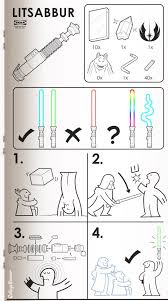 Ikea Djiloriann Und Litsabbur Aufbauanleitung Mode D Emploi Science Fiction Star Wars Blagues