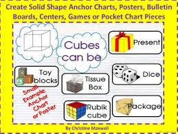 Create Solid 3d Shape Anchor Charts Posters Bb Centers Games Pocket Charts