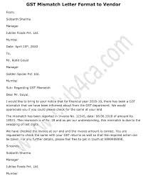 Either enter the requisite details in the highlighted fields or adjust the wording to suit your purposes. Letter To Vendor For Gst Mismatch Gst Format